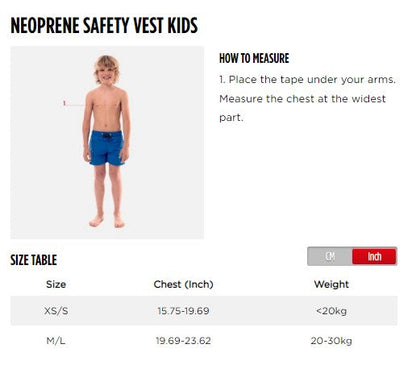 Jobe Neoprene Safety Life Vest - Kids