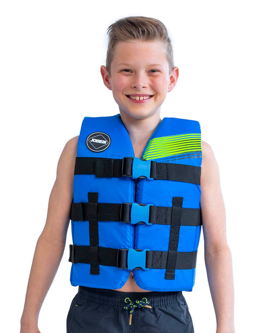 Jobe Nylon Kids Life Vest Buoyancy Aid - Blue