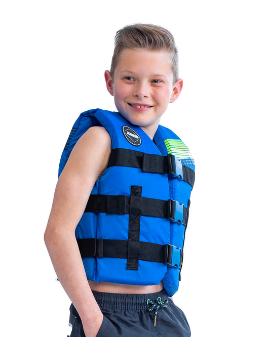 Jobe Nylon Kids Life Vest Buoyancy Aid - Blue